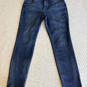 Seven7 All-in-One Dark Blue Stretch Jeans- High Wasted Size 12